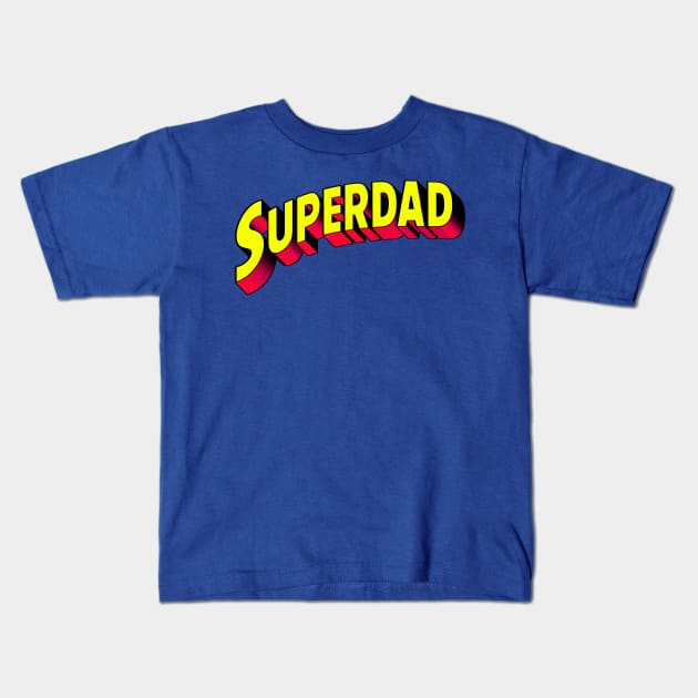 superdad Kids T-Shirt by Gabriel Pastor Store